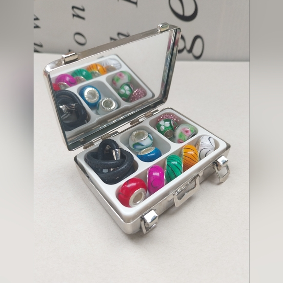 Sterling Silver Colorful Beaded Necklace - Picture 2 of 16